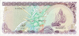 Maldives 5 Rufiyaa, P-10 (7.10.1983) - UNC - Maldive