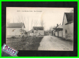 JOUY - Les Moulins Neufs Rue Principale (recto Verso) - Jouy