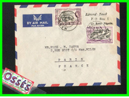 Enveloppe By.Air.Mail.Par.Avion 1959 De Kano à Paris 17éme - Nigeria (1961-...)