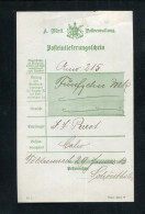 "WUERTTEMBERG" 1913, Postschein Handschriftlich "Feldrennach" (0028) - Briefe U. Dokumente