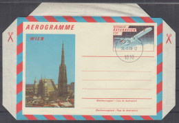 ⁕ Austria 1986 ⁕ AEROGRAMME / Airmal 11s. Wien ⁕ Used Stationery Cover - Covers