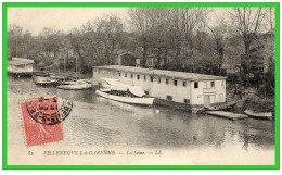  VILLENEUVE LA GARENNE. LA Seine (recto Verso) - Villeneuve La Garenne