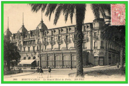 TROIS C.P.A.-MONTE-CARLO- Le Nouvel Hôtel De Paris-Hôtel De Paris (rectos Versos) - Alberghi