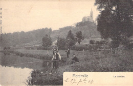 BELGIQUE - Florenville - La Semois  - Partie De Peche - Animé - Nels - Carte Postale Ancienne - Florenville
