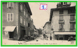 DEUX C.P.A-HASPARREN-(B.P)-Rue De La Mairie-Vue Générale Prise D'Ermindéa- (rectos Versos) - Hasparren