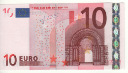 10 EURO  "Y" Greece    Firma Trichet    N 018 A3  /  FDS - UNC - 10 Euro