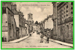 LE MESLE-Sur-Sarthe-Grande Rue -( Recto Verso) - Le Mêle-sur-Sarthe