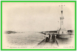 " BOUCAU" ENVIRONS DE BIARRITZ..La Barre De L'Adour,Vue Prise Sur Le Boucau-(recto Verso) - Boucau