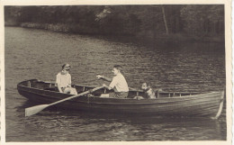 Photo Favresse Prince Baudouin Duc De Brabant Albert Prince De Liege  Canoé  Proprietée Du Palais - Koninklijke Families