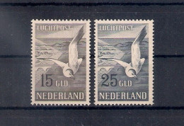 Netherlands 1951, NVPH LP Nr 12-13, MLH OG - Posta Aerea