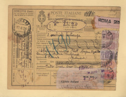 Italie - Bulletin D Expedition - Colis Postaux - Roma - 1926 - Colis-postaux