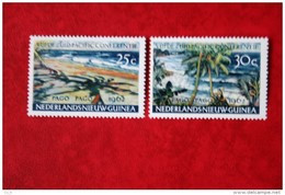 PAGO PAGO NVPH 76-77; 1962 POSTFRIS MNH ** NIEUW GUINEA / NIEDERLANDISCH NEUGUINEA / NETHERLANDS NEW GUINEA - Niederländisch-Neuguinea