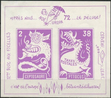 France - Frankreich érinnophilie 1972 Y&T N°BV(1) - Michel N°ZF(?) *** - Propagande Anti Européenne - Philatelic Fairs