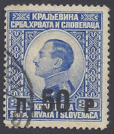 JUGOSLAVIA 1925 - Yvert 169° - Soprastampato | - Used Stamps