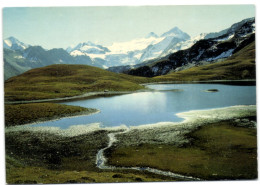 Lac Des Autannes Sur Grimentz - Valais Au Fond La Dent Blanche - Grimentz