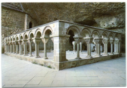 San Juan De La Pena (Huesca) - Vista General Del Claustro Romanico - Huesca