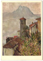 Glockenturm Von Gandria Mit S. Salvtore Nach Einem Gemälde Von Fritz Meijer - Gandria 