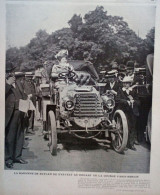 1901 COURSE AUTOMOBILE PARIS BERLIN - LA BARONNE ZUYLE DE NYEVELT - LA VIE AU GRAND AIR - Automobilismo - F1