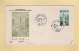 Saar - FDC - Journee Du Timbre 1956 - FDC