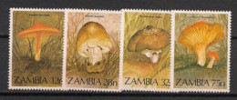 ZAMBIA - 1984 - N°Yv. 313 à 316 - Champignons / Mushrooms - Neuf Luxe ** / MNH / Postfrisch - Zambia (1965-...)