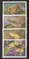 ZAMBIA - 1989 - N°Yv. 457 à 460 - Faune / Grenouilles / Frogs - Neuf Luxe ** / MNH / Postfrisch - Zambia (1965-...)