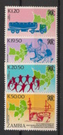 ZAMBIA - 1990 - N°Yv. 506 à 509 - SADCC - Neuf Luxe ** / MNH / Postfrisch - Zambia (1965-...)