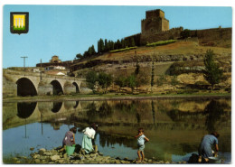 Ciudad Rodrigo (Salamanca) - Vista Del Castillo Y Puente Romano - Salamanca