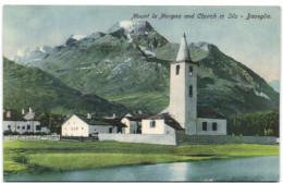 Mount La Morgana Und Church In Sils-Baseglia - Coira