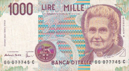 1000 Lire - Italie 1990 - 1.000 Lire