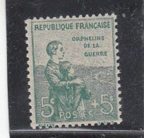 France - Année 1917/18 - Neuf** - N°YT 149** - Au Profit Des Orphelins De Guerre - Unused Stamps