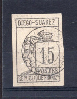 Diego Suarez - 1890 - Symbolical Of Union Of France And Madagascar - Gebruikt