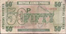 50 Pence  - British Armed Forges - 50 Pounds