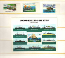 Iles Coco - Keeling - Barrel Mail - Navires  -  Neufs** - MNH - Cocos (Keeling) Islands