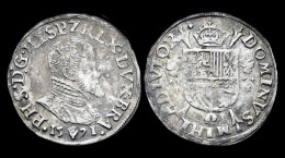 Southern Netherlands Brabant Filips II 1/5 Filipsdaalder 1571 - 1556-1713 Países Bajos Españoles