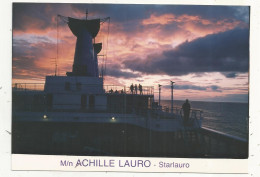 Photographie, 180 X 125 Mm, Bateaux, M/n ACHILLE LAURO - Starlauro, Navire De Croisière, Frais Fr 1.75 E - Barcos