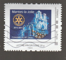 MONTIMBRAMOI MANTES LA JOLIE ROTARY 2012-2013 OBLITERE - Used Stamps