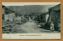 BOURMONT (52) : " RUE DU FAUBOURG DE FRANCE "  Photo-Email - Bourmont