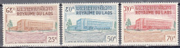 LAOS   SCOTT NO. 145-47  MINT HINGED  YEAR  1967 - Laos