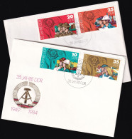 DDR 1984 Mi-Nr. 2898/01 FDC - 1981-1990