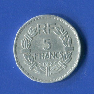 5  Fr  Allu  1952 - 5 Francs