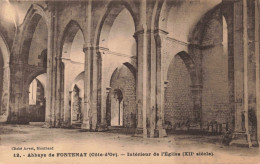 FRANCE - Abbaye De Fontanay - Intérieur De L'église - Carte Postale Ancienne - Sonstige & Ohne Zuordnung