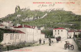 07 Ardèche Très Jolie Plan Les Ecoles Et Le Vieux Village ROCHEMAURE - Rochemaure