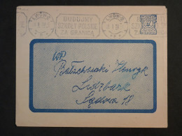 DD17 POLSKA  BELLE LETTRE FENETRE ECRITE ..1939 LWOW ++AFF. INTERESSANT++ - Covers & Documents