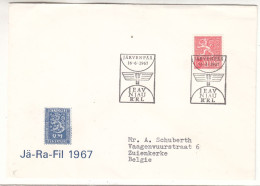 Finlande - Lettre De 1967 - Oblit Järvenpää - - Briefe U. Dokumente