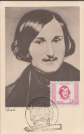 MC 313 Nicolai Gogol SoSt. Gröditz (b Riesa) 6.12.53 FRIEDEN VEB Stahl- Und Walzwerk - Maximum Cards