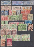 Lot De Timbres Fiscaux, Vignettes à Identifier - Postzegels