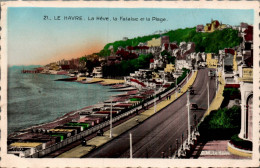 N°114672 -cpa Le Havre -la Hève- La Falaise Et La Plage- - Cap De La Hève