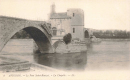 FRANCE - Avignon - Le Pont Saint Bénézet - La Chapelle - LL - Carte Postale Ancienne - Avignon (Palais & Pont)