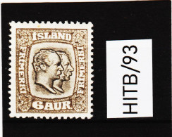 HITB/93  ISLAND 1907  Michl  52  (*)  FALZ  ZÄHNUNG Siehe ABBILDUNG - Unused Stamps