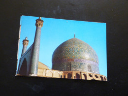 THE DOME AND MINARET OF SHAH MOSQUE  - ISFAHAN - Iran